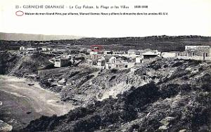 Cap Falcon - Plage et Villas - 1920